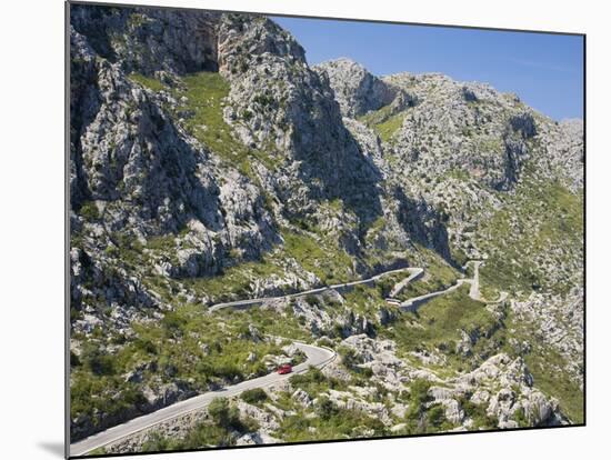 The Winding Mountain Road to Sa Calobra, Mallorca, Balearic Islands, Spain, Europe-Ruth Tomlinson-Mounted Photographic Print