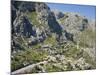 The Winding Mountain Road to Sa Calobra, Mallorca, Balearic Islands, Spain, Europe-Ruth Tomlinson-Mounted Photographic Print