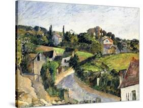 The Winding Road, C.1877-Paul Cézanne-Stretched Canvas