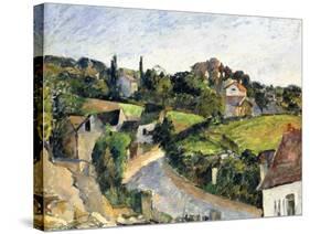 The Winding Road, C.1877-Paul Cézanne-Stretched Canvas