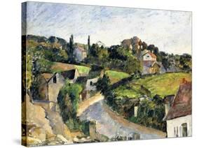 The Winding Road, C.1877-Paul Cézanne-Stretched Canvas