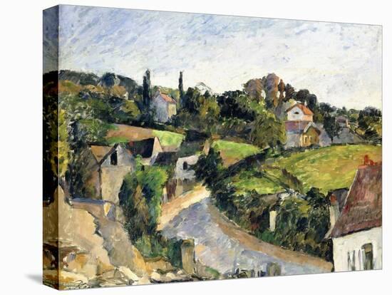 The Winding Road, C.1877-Paul Cézanne-Stretched Canvas