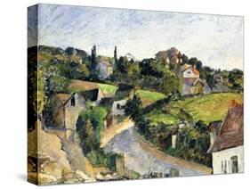 The Winding Road, C.1877-Paul Cézanne-Stretched Canvas