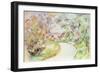 The Winding Road-Paul Cézanne-Framed Giclee Print