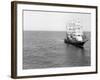 The Windjammer Olive Bank in the English Channel, 1935-null-Framed Photographic Print