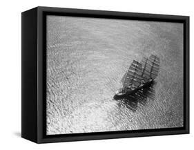 The Windjammer Olive Bank in the English Channel, 1935-null-Framed Stretched Canvas