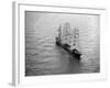 The Windjammer Penang Sailing in the English Channel, 1935-null-Framed Photographic Print