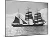 The Windjammer Penang Sailing in the English Channel, 1935-null-Mounted Photographic Print