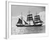 The Windjammer Penang Sailing in the English Channel, 1935-null-Framed Photographic Print