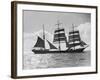 The Windjammer Penang Sailing in the English Channel, 1935-null-Framed Photographic Print