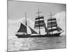 The Windjammer Penang Sailing in the English Channel, 1935-null-Mounted Photographic Print