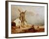 The Windmill, 19Th-William Clarkson Stanfield-Framed Giclee Print