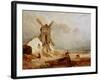 The Windmill, 19Th-William Clarkson Stanfield-Framed Giclee Print