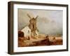 The Windmill, 19Th-William Clarkson Stanfield-Framed Giclee Print