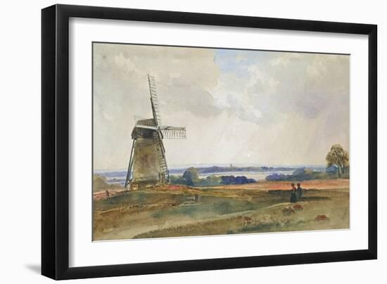 The Windmill, C.1840-Peter De Wint-Framed Giclee Print