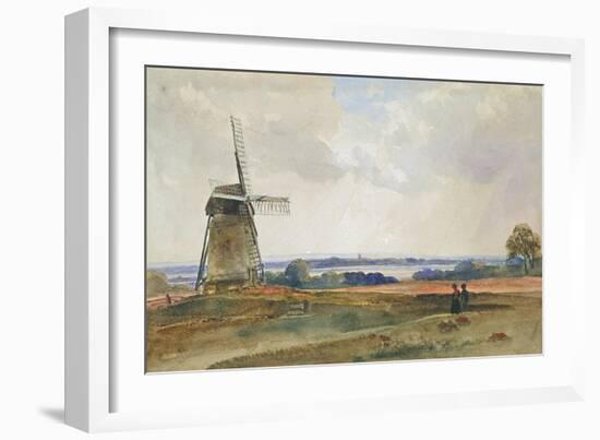 The Windmill, C.1840-Peter De Wint-Framed Giclee Print