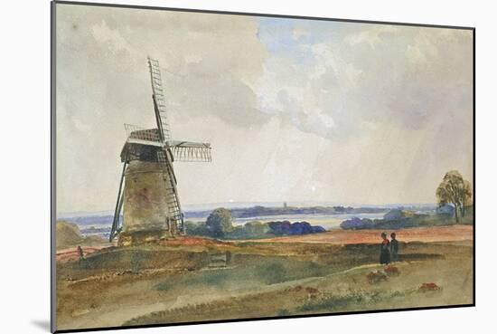 The Windmill, C.1840-Peter De Wint-Mounted Giclee Print