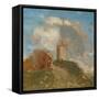 The Windmill, C.1880-Odilon Redon-Framed Stretched Canvas