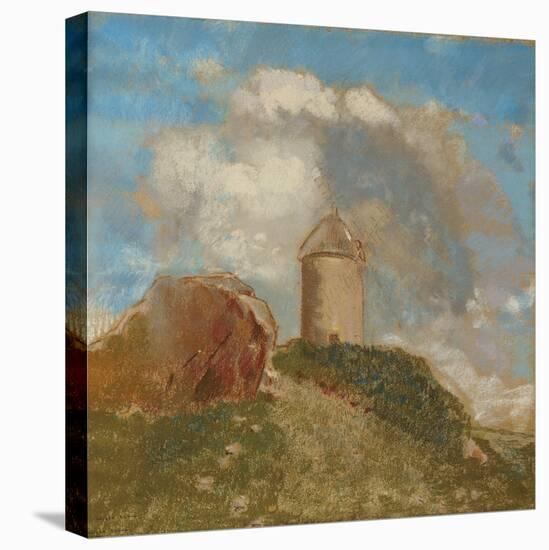 The Windmill, C.1880-Odilon Redon-Stretched Canvas