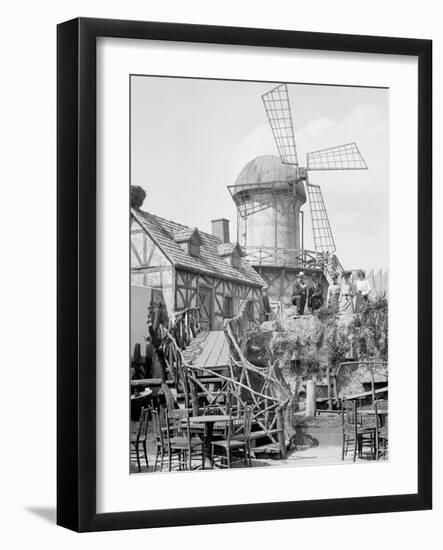 The Windmill, Hammersteins Paradise Gardens, New York-null-Framed Photo