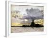 The Windmill in Zaandam, North of Amsterdam (Netherlands). Watercolor, 1888 by William Lionel Wylli-William Lionel Wyllie-Framed Giclee Print