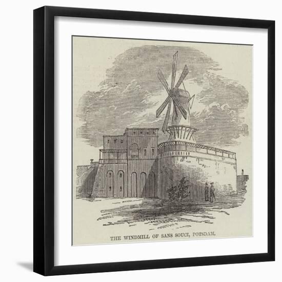 The Windmill of Sans Souci, Potsdam-null-Framed Giclee Print