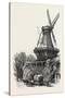 The Windmill, Potsdam, Germany, 19th Century-null-Stretched Canvas