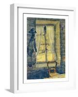 The Window at Bataille's-Vincent van Gogh-Framed Giclee Print
