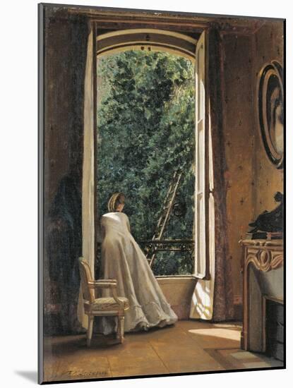 The Window Overlooking Apple Garden-Vito D'ancona-Mounted Giclee Print