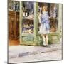 The Window-Shopping Girl-Vicenzo Irolli-Mounted Giclee Print