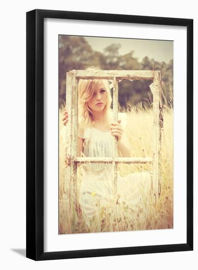 The Window-Sabine Rosch-Framed Photographic Print