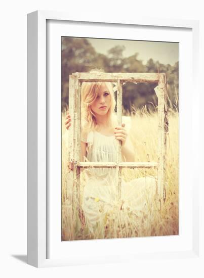 The Window-Sabine Rosch-Framed Photographic Print