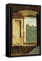 The Window-Giuseppe Abbati-Framed Stretched Canvas