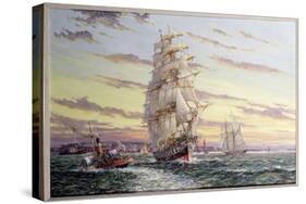 "The Windsor Park" Leaving the Thames-John Sutton-Stretched Canvas