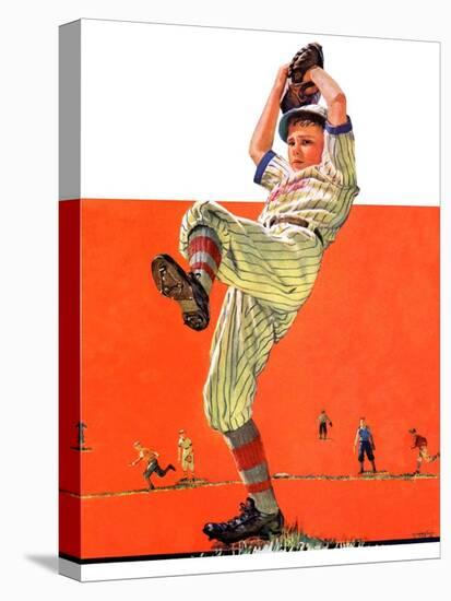 "The Windup,"August 18, 1934-Eugene Iverd-Stretched Canvas