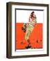 "The Windup,"August 18, 1934-Eugene Iverd-Framed Giclee Print