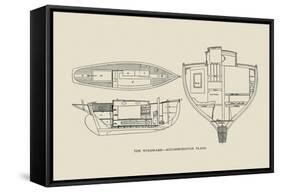 The Windward-Accommodation Plans-Charles P. Kunhardt-Framed Stretched Canvas