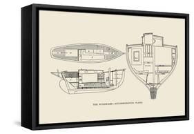 The Windward-Accommodation Plans-Charles P. Kunhardt-Framed Stretched Canvas