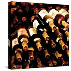 The Wine Collection II-Tandi Venter-Stretched Canvas