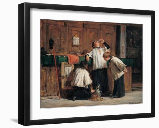 The Wine of the Parish Priest-Cosola Demetrio-Framed Giclee Print