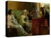 The Wine Shop, 1869-74-Sir Lawrence Alma-Tadema-Stretched Canvas