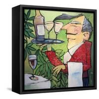 The Wine Steward-Tim Nyberg-Framed Stretched Canvas