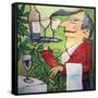 The Wine Steward-Tim Nyberg-Framed Stretched Canvas