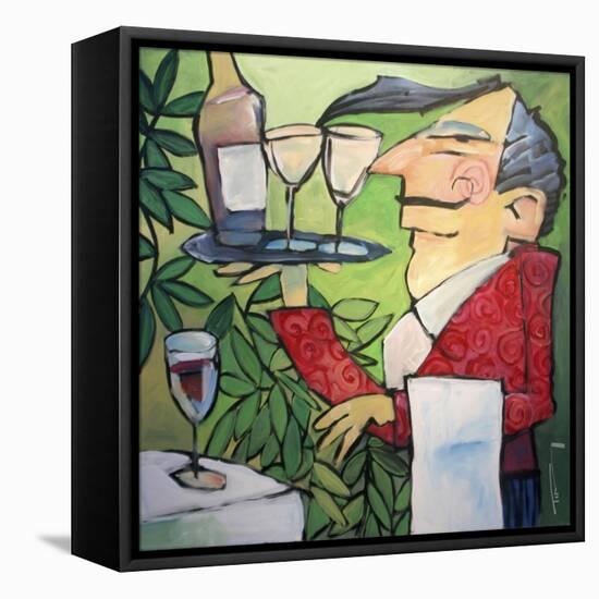 The Wine Steward-Tim Nyberg-Framed Stretched Canvas