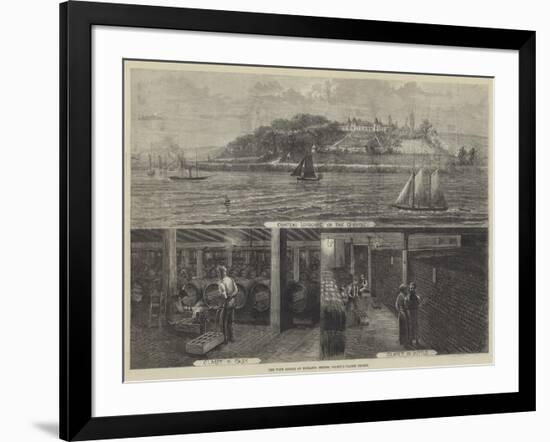 The Wine Supply of England, Messers Gilbey's Claret Stores-null-Framed Giclee Print