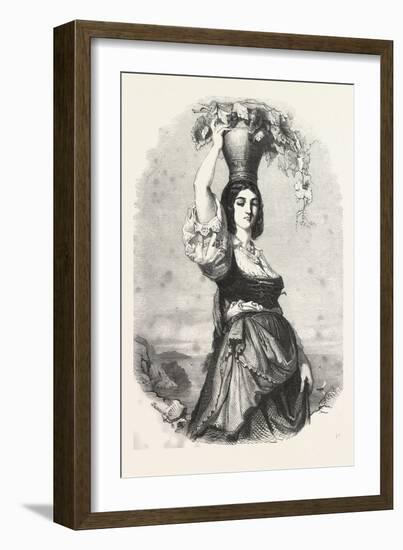 The Winemaker of Capri. Liszt Gourmet Archive-null-Framed Giclee Print