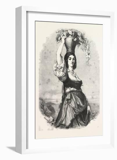 The Winemaker of Capri. Liszt Gourmet Archive-null-Framed Giclee Print