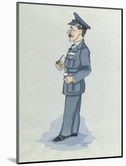 The Wing Commander-Simon Dyer-Mounted Premium Giclee Print