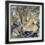 The Winged Deer (Tapestry) (Detail of 95771)-French-Framed Premium Giclee Print