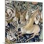 The Winged Deer (Tapestry) (Detail of 95771)-French-Mounted Premium Giclee Print